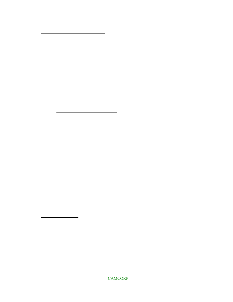 Setting up your unit, Rigging and lifting guidelines | CAMCORP SWF with Internally Mounted Fan User Manual | Page 11 / 41