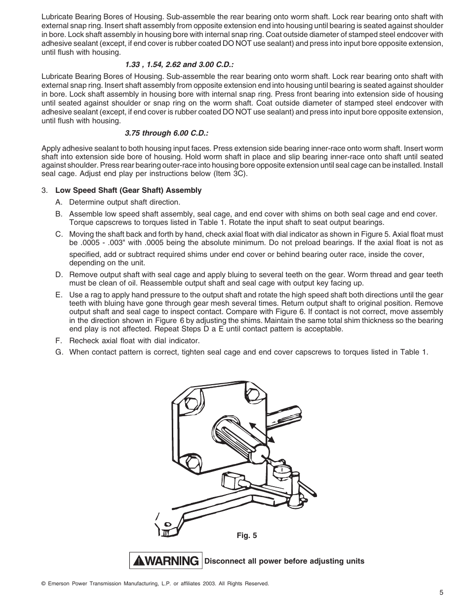 CAMCORP SWF with Externally Mounted Fan User Manual | Page 33 / 46