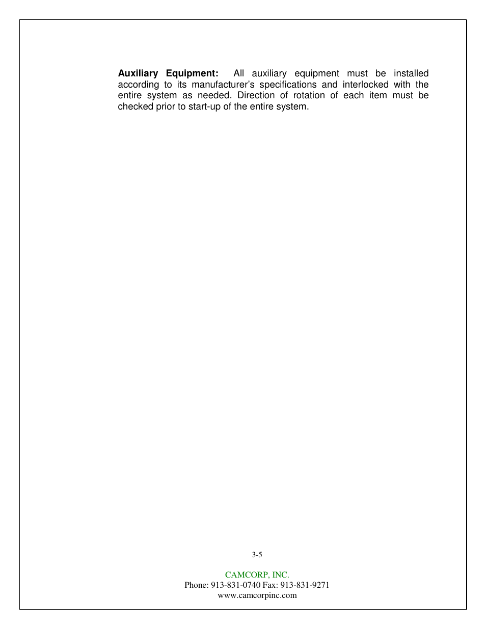 CAMCORP CAM-AIRO Vertical Cartridge User Manual | Page 13 / 46
