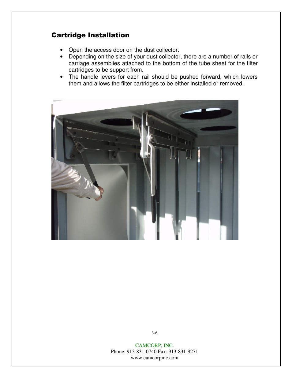CAMCORP CAM-AIRO Vertical Cartridge User Manual | Page 14 / 46