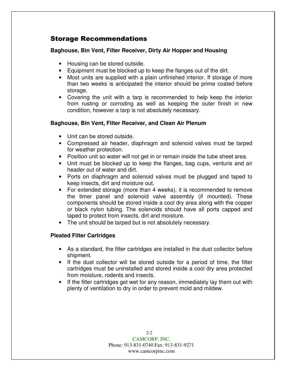 CAMCORP CAM-AIRO Vertical Cartridge User Manual | Page 6 / 46