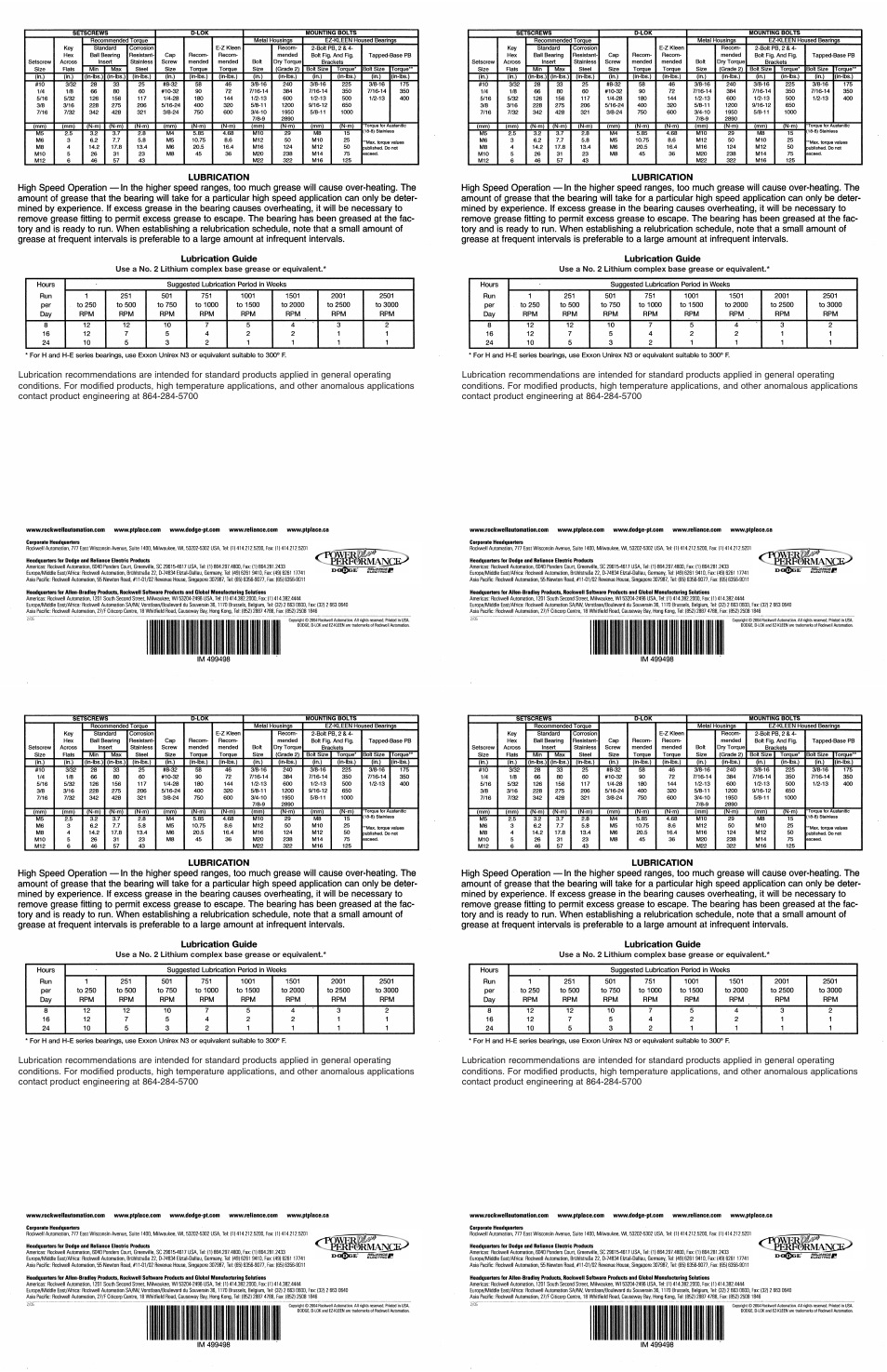 CAMCORP Fabricated Rotary Airlock User Manual | Page 28 / 33