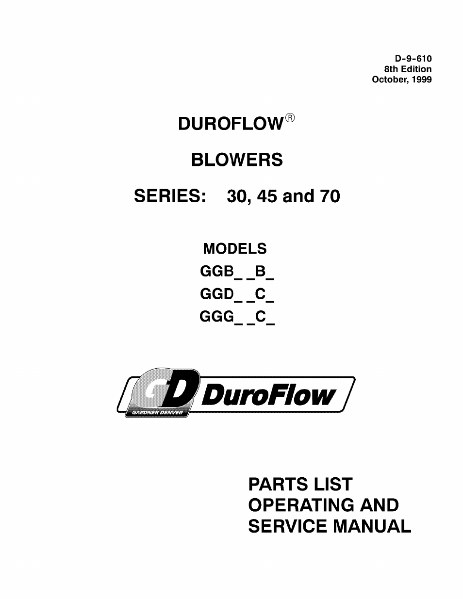 CAMCORP Blower Package with Duroflow Blower User Manual | Page 13 / 47