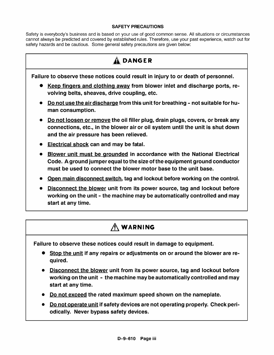 CAMCORP Blower Package with Duroflow Blower User Manual | Page 17 / 47