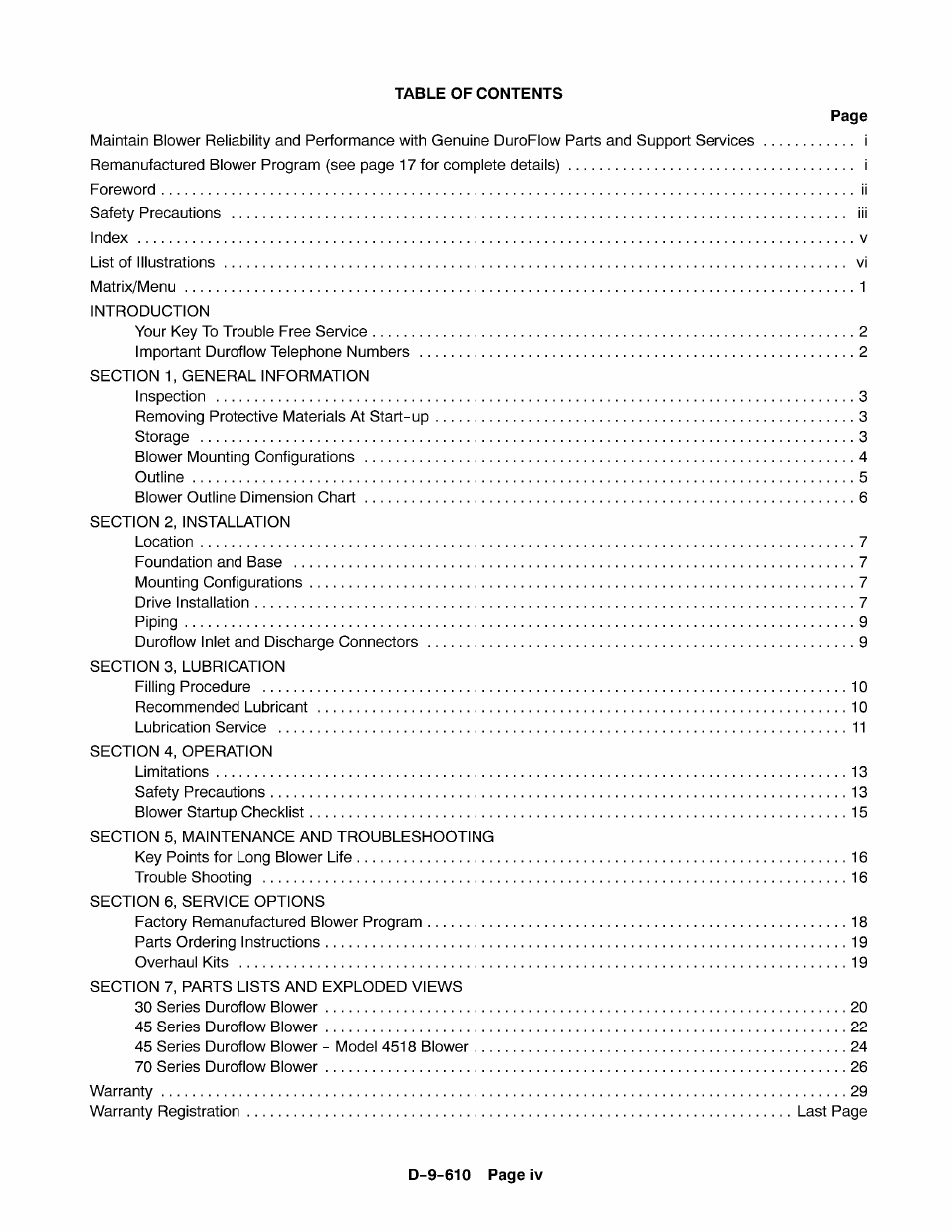 CAMCORP Blower Package with Duroflow Blower User Manual | Page 18 / 47