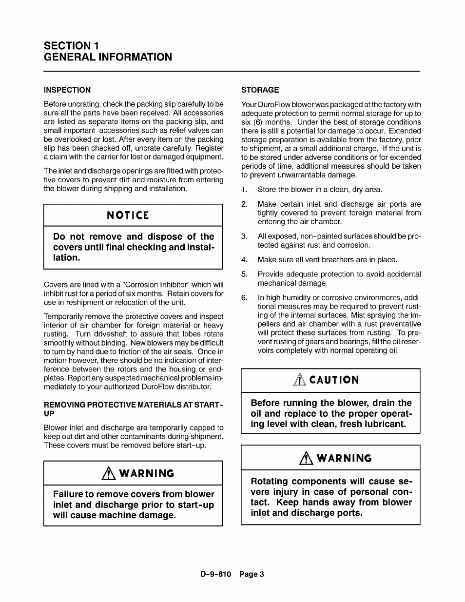 CAMCORP Blower Package with Duroflow Blower User Manual | Page 23 / 47