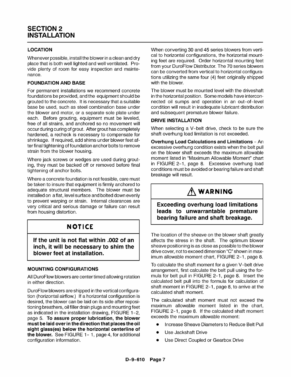 CAMCORP Blower Package with Duroflow Blower User Manual | Page 27 / 47