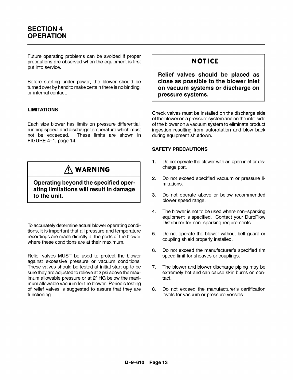 CAMCORP Blower Package with Duroflow Blower User Manual | Page 33 / 47