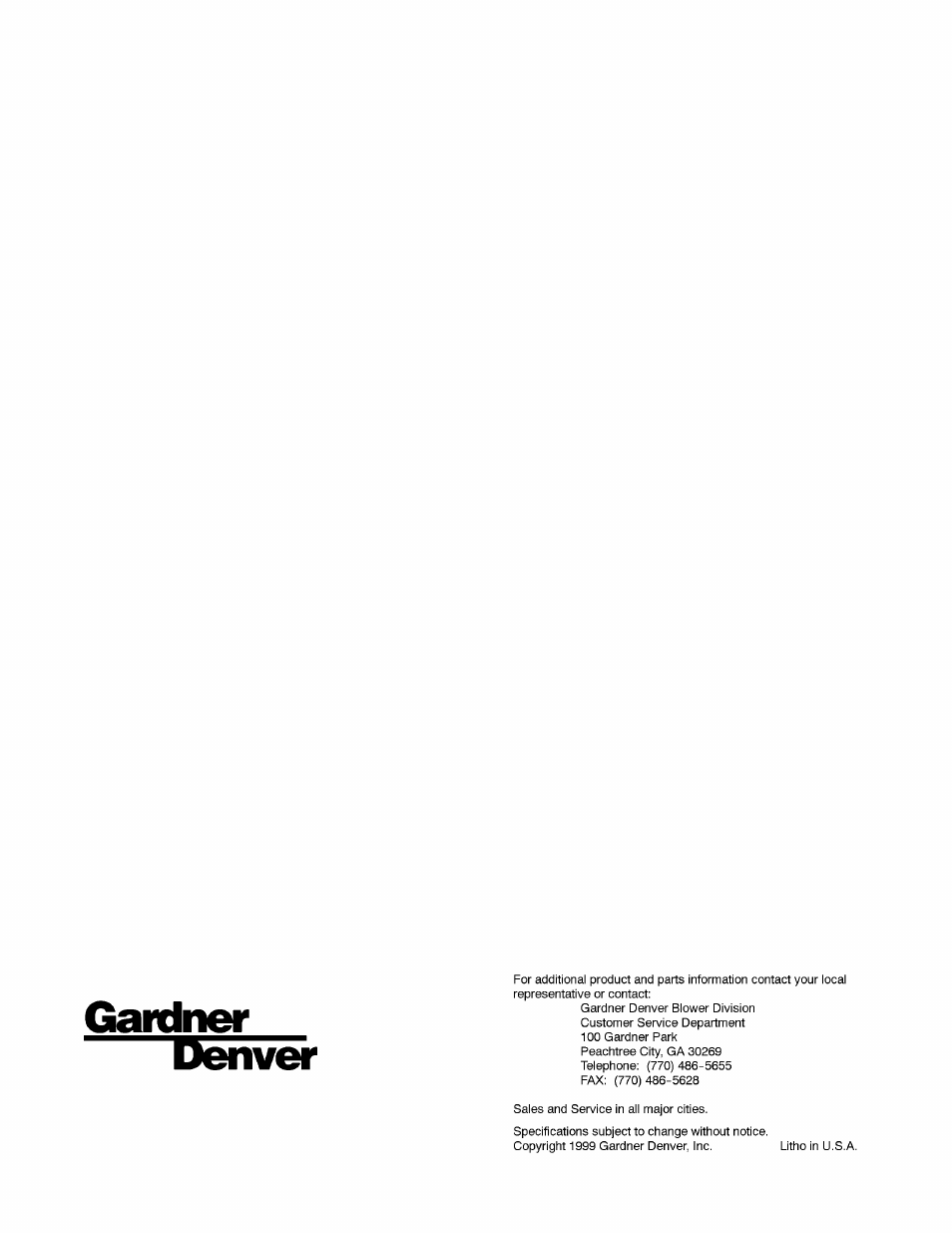 CAMCORP Blower Package with Duroflow Blower User Manual | Page 43 / 47