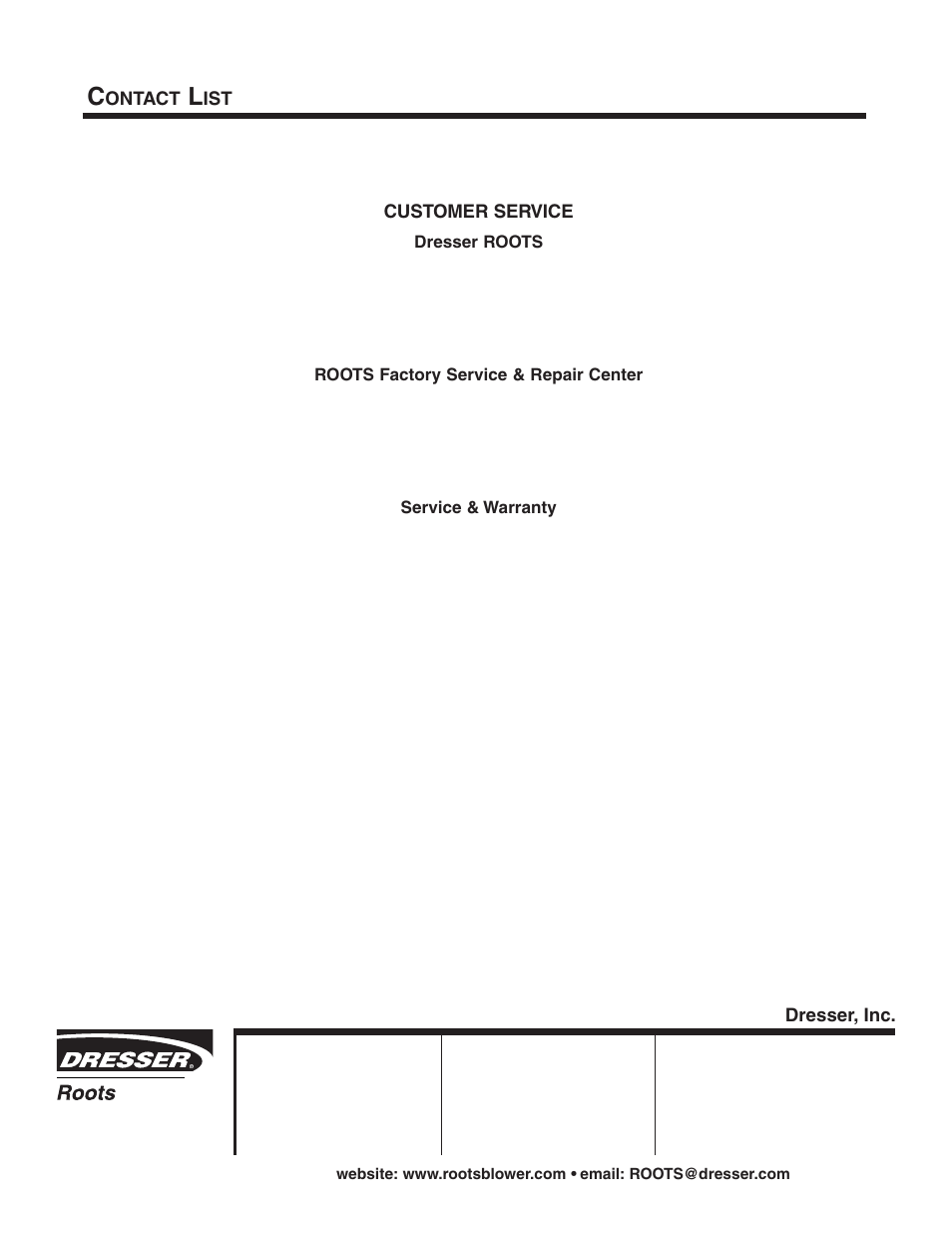 CAMCORP Blower Package with Roots Blower User Manual | Page 58 / 62