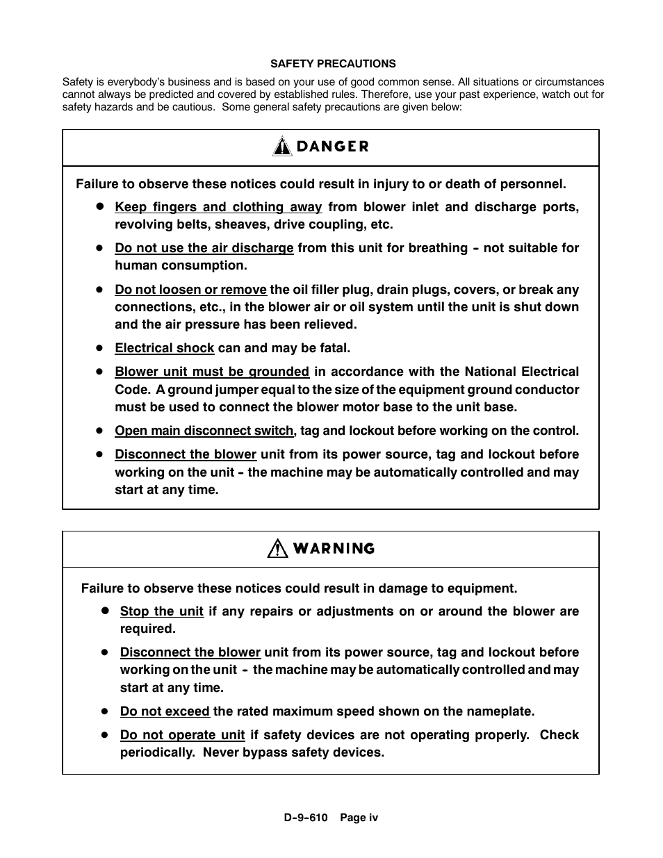CAMCORP HVP with Duroflow Blower User Manual | Page 52 / 83