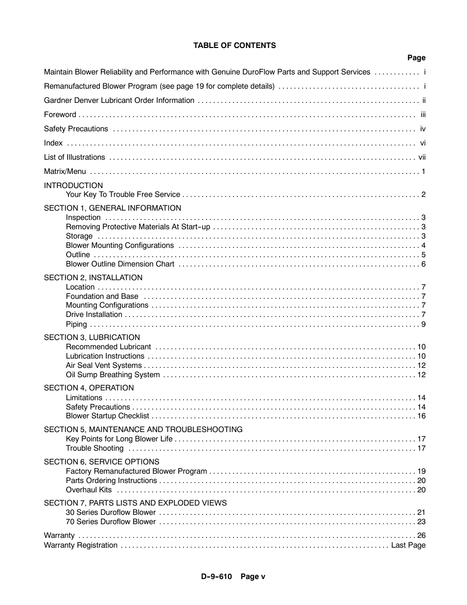 CAMCORP HVP with Duroflow Blower User Manual | Page 53 / 83