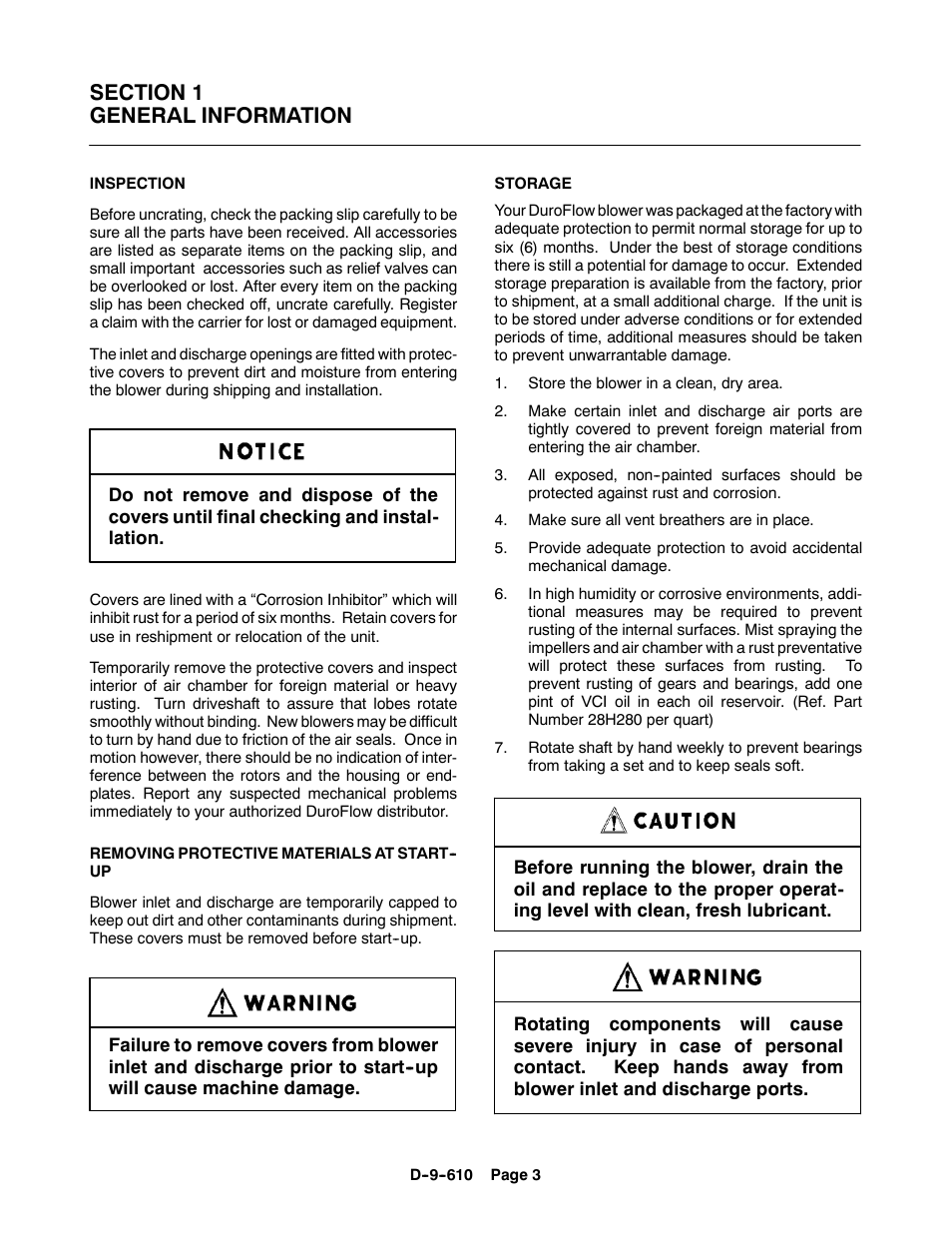 CAMCORP HVP with Duroflow Blower User Manual | Page 58 / 83