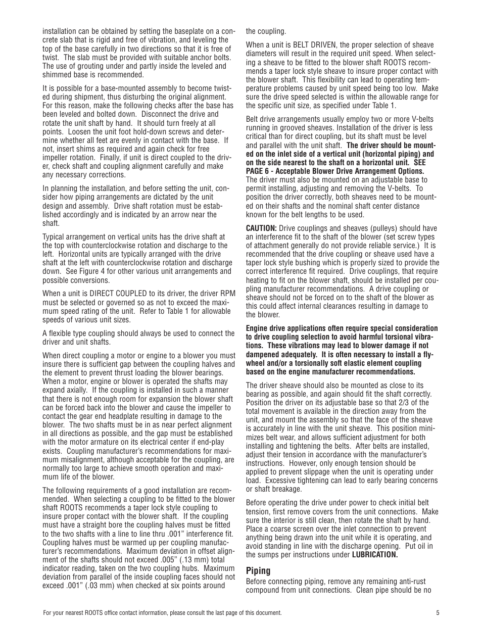 CAMCORP HVP with Roots Blower User Manual | Page 52 / 75