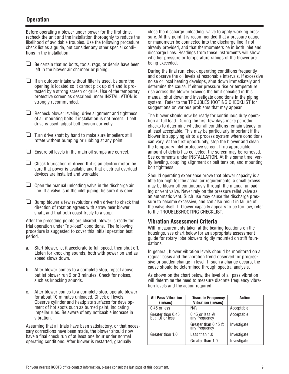 CAMCORP HVP with Roots Blower User Manual | Page 56 / 75