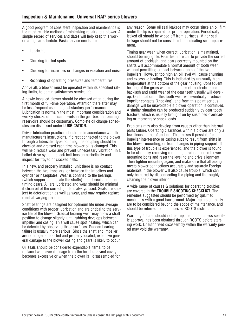 CAMCORP HVP with Roots Blower User Manual | Page 58 / 75