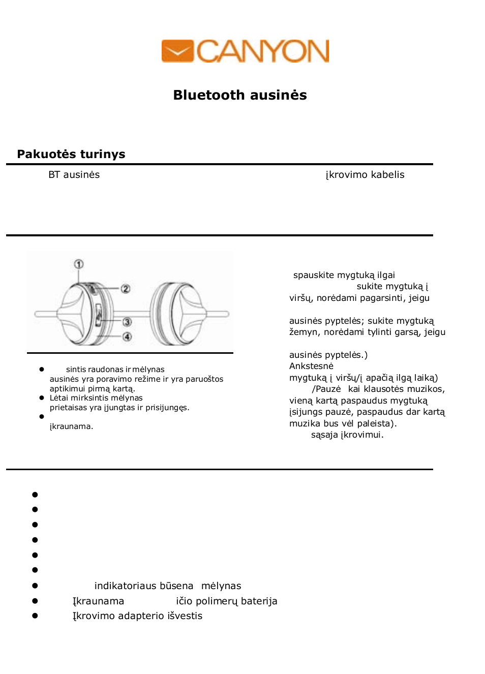 Canyon CNA-BTHS02 User Manual | Page 21 / 72