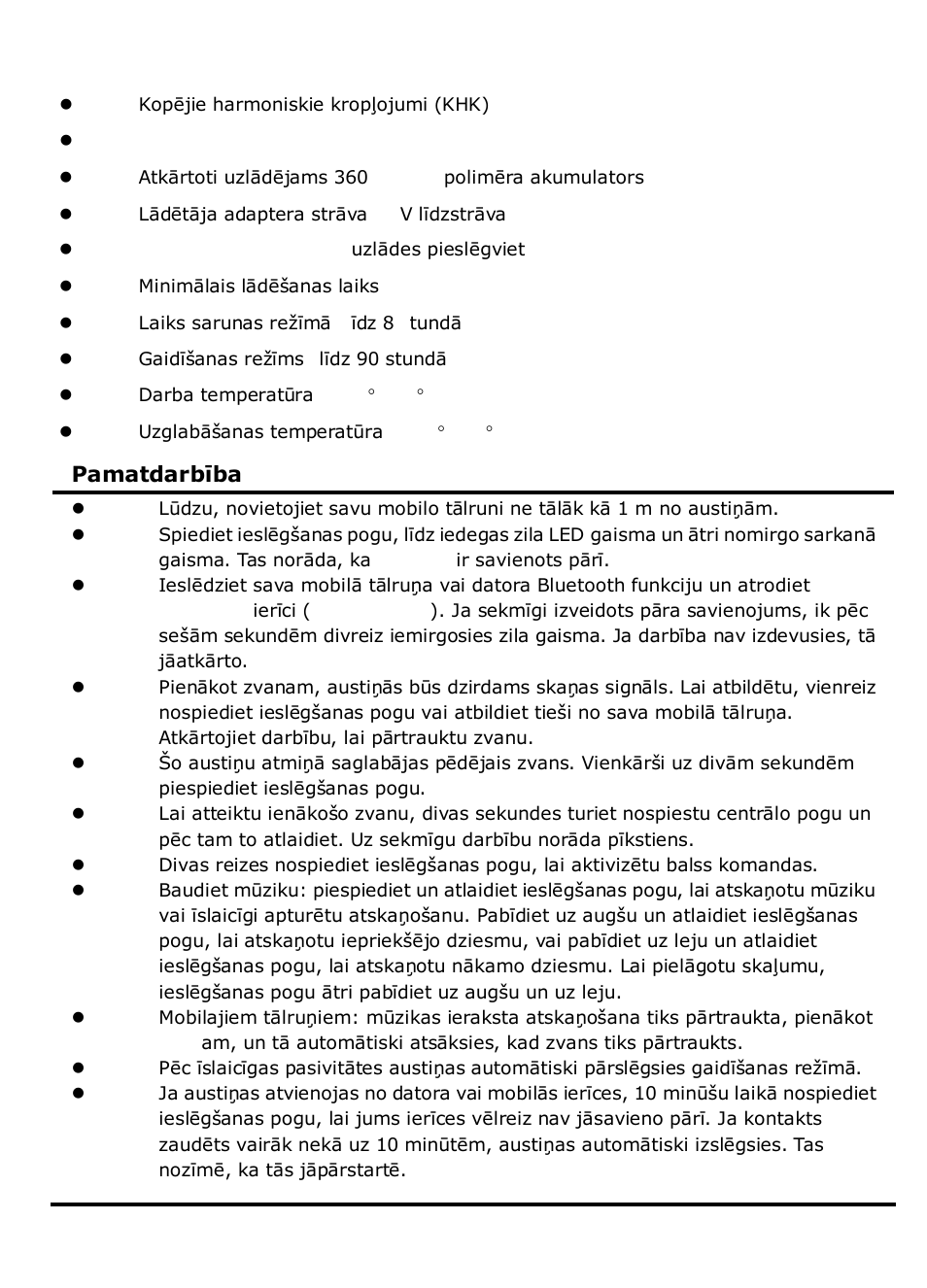 Canyon CNA-BTHS02 User Manual | Page 24 / 72