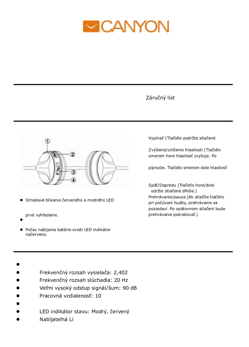 Canyon CNA-BTHS02 User Manual | Page 39 / 72