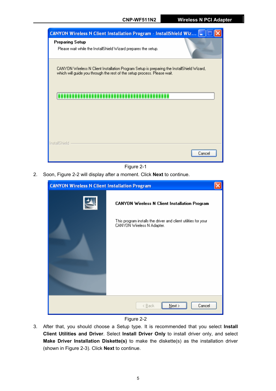 Canyon CNP-WF511N2 User Manual | Page 9 / 44