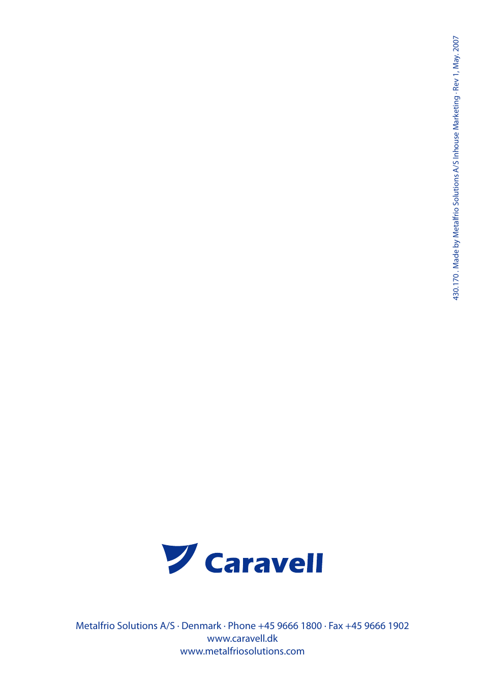 Caravell 375-037 User Manual | Page 62 / 62