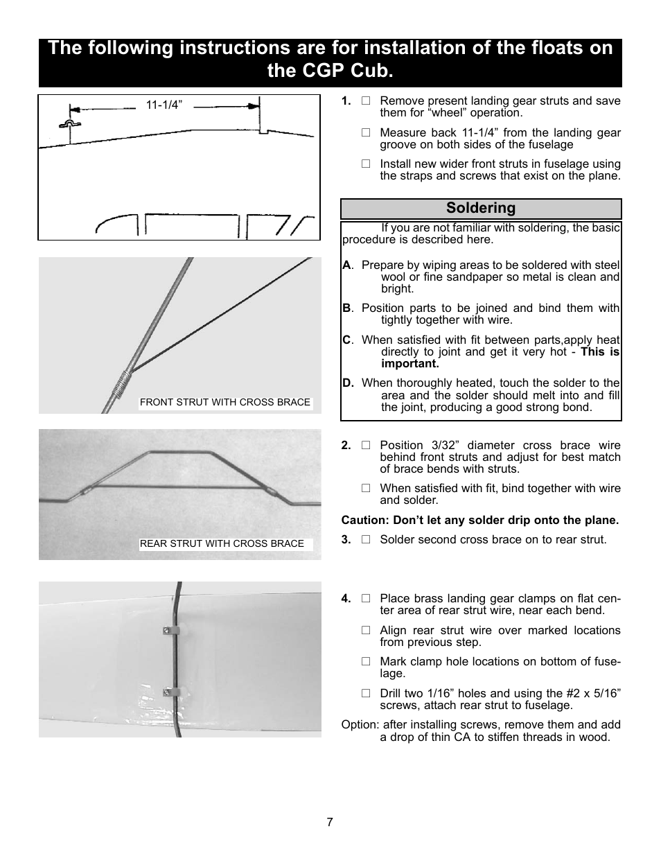 Carl Goldberg GBGQ1296 User Manual | Page 7 / 12
