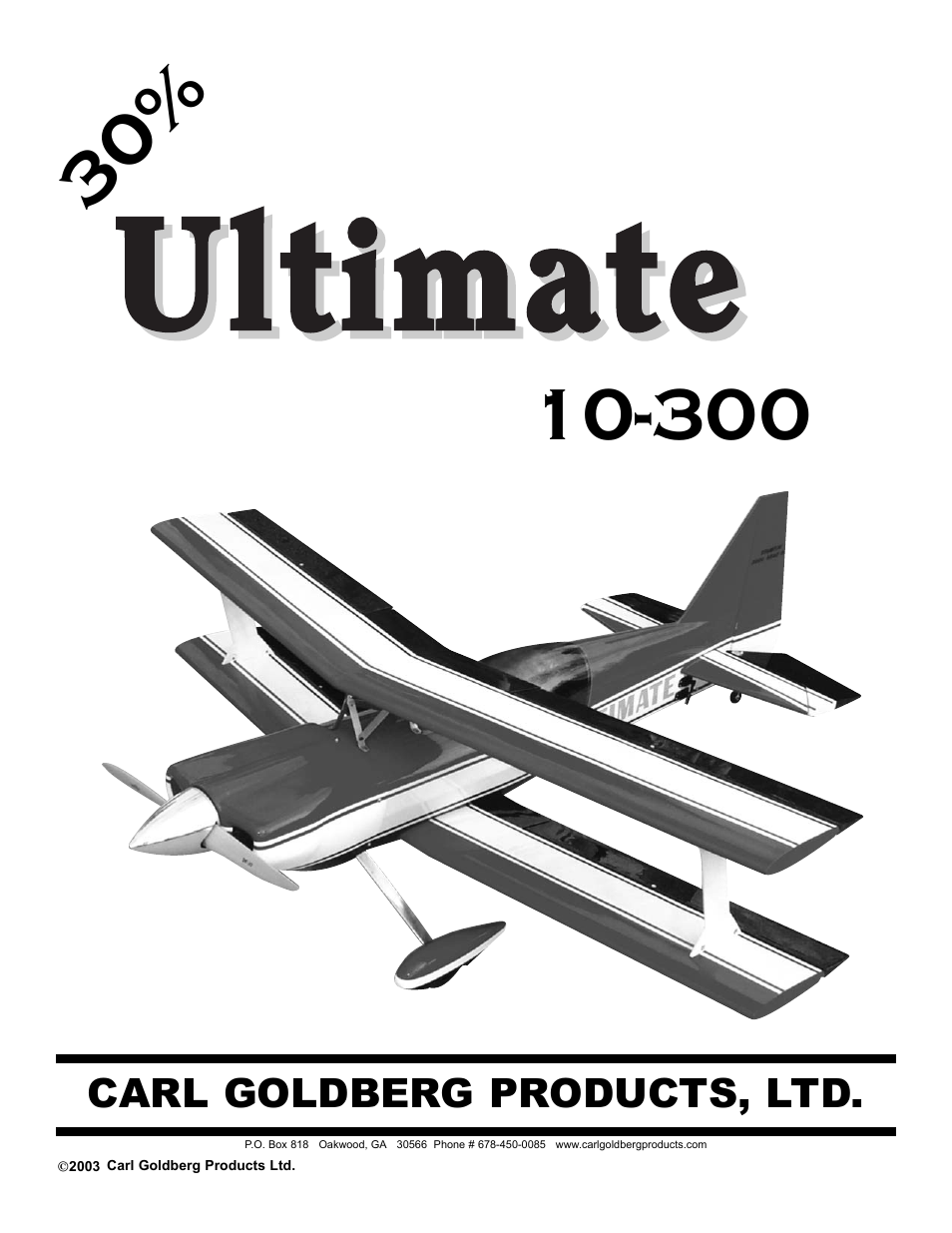 Carl Goldberg GBGA1079 User Manual | 25 pages