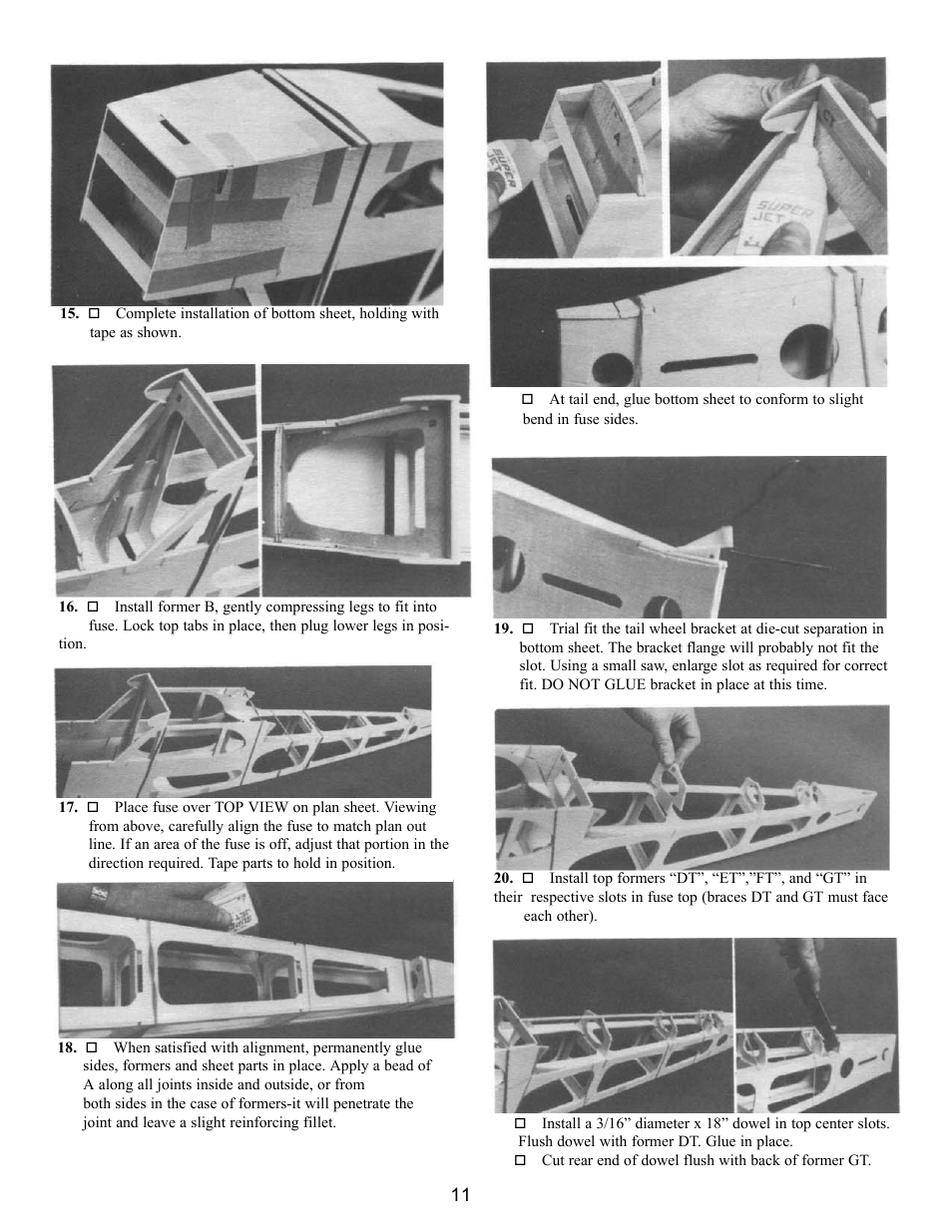Carl Goldberg GPMA0963 Cub User Manual | Page 11 / 33