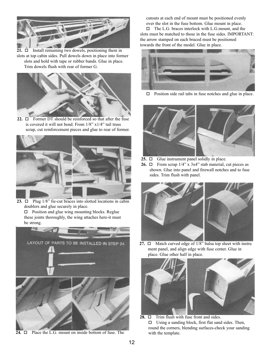 Carl Goldberg GPMA0963 Cub User Manual | Page 12 / 33