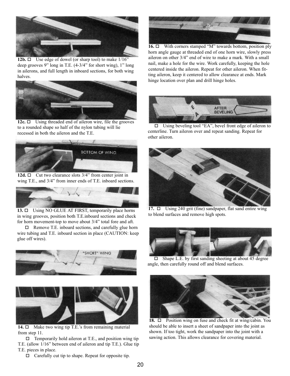 Carl Goldberg GPMA0963 Cub User Manual | Page 20 / 33