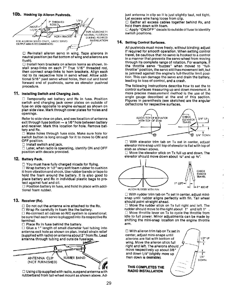 Carl Goldberg GPMA0963 Cub User Manual | Page 30 / 33