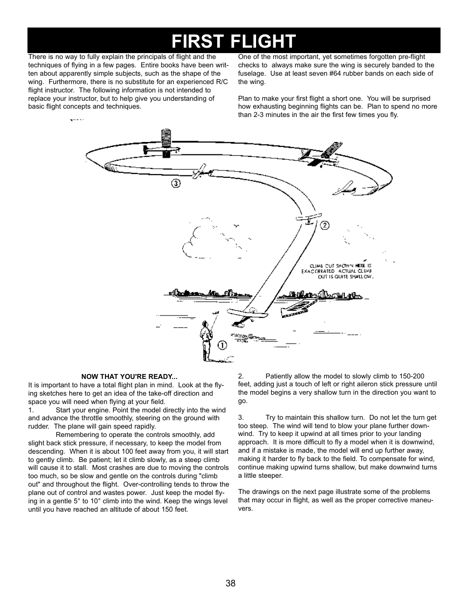 First flight | Carl Goldberg GPMA1956 Eagle 2 ARF User Manual | Page 38 / 40