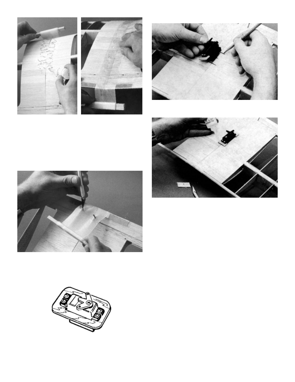 20 for “a” or “b” wing, slit fabric over horns | Carl Goldberg GPMA0955 EAGLE 2 User Manual | Page 21 / 59