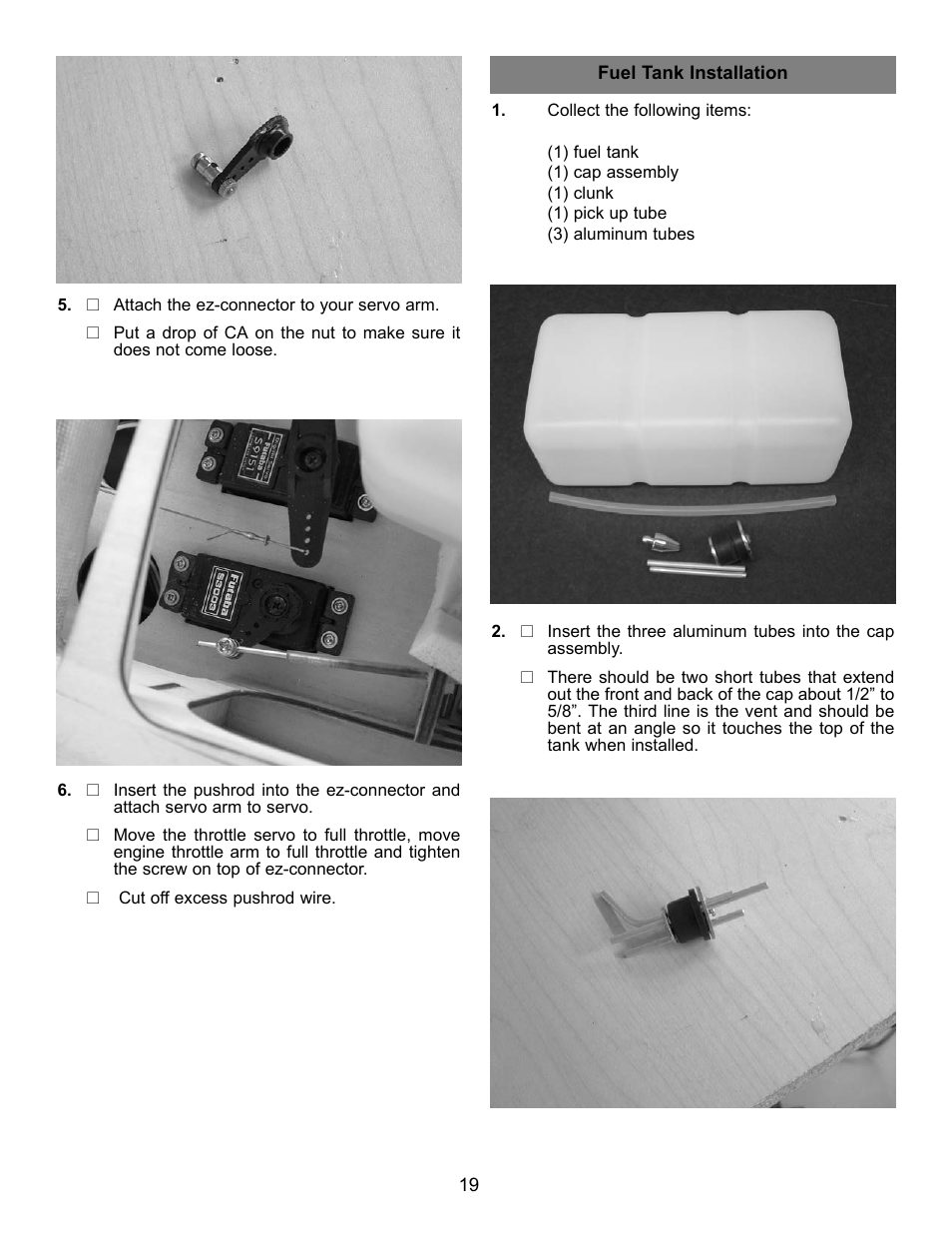 Carl Goldberg GBGA1046 User Manual | Page 19 / 21