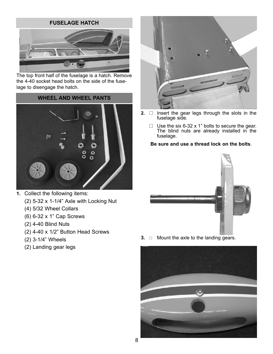 Carl Goldberg GBGA1046 User Manual | Page 8 / 21