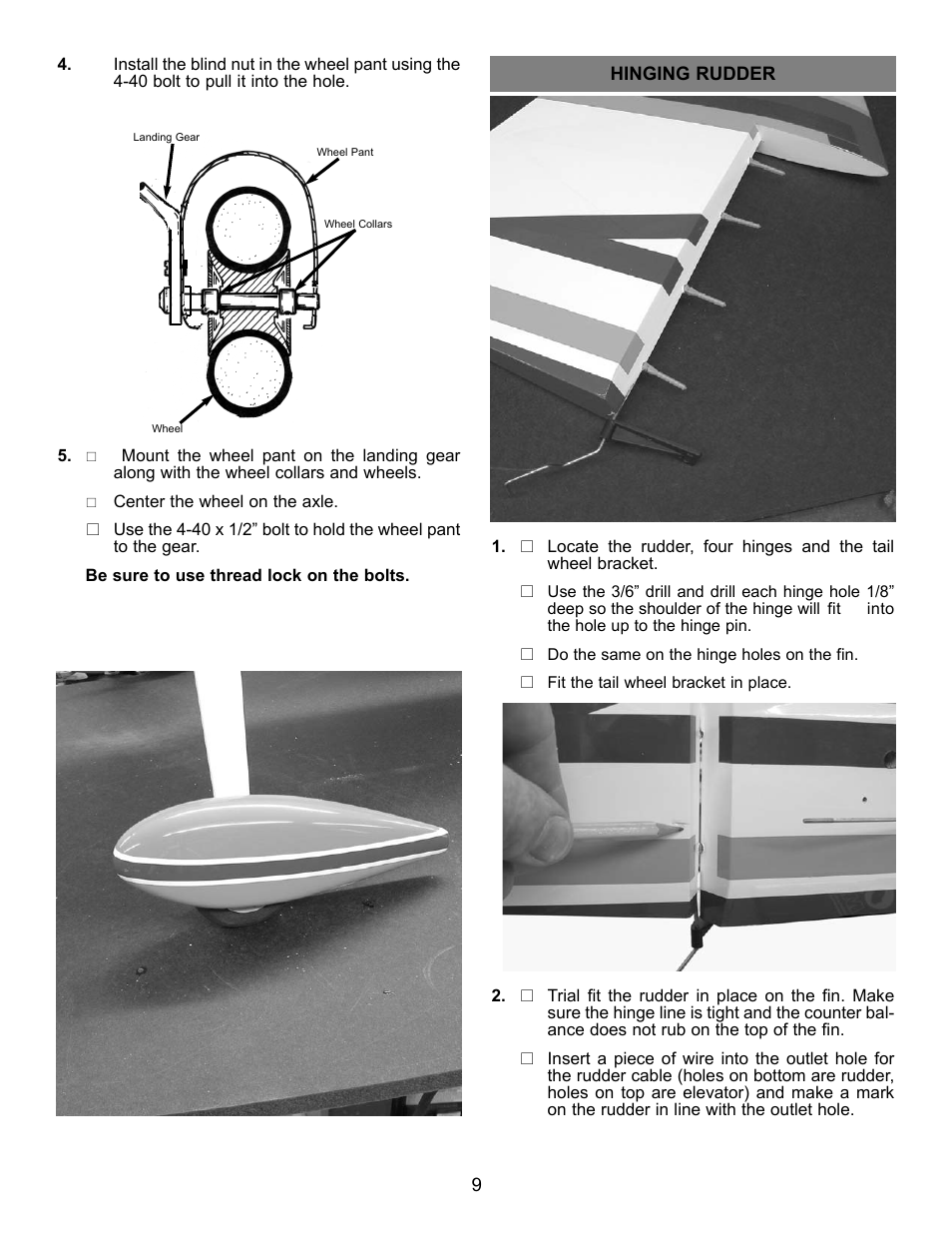 Carl Goldberg GBGA1046 User Manual | Page 9 / 21