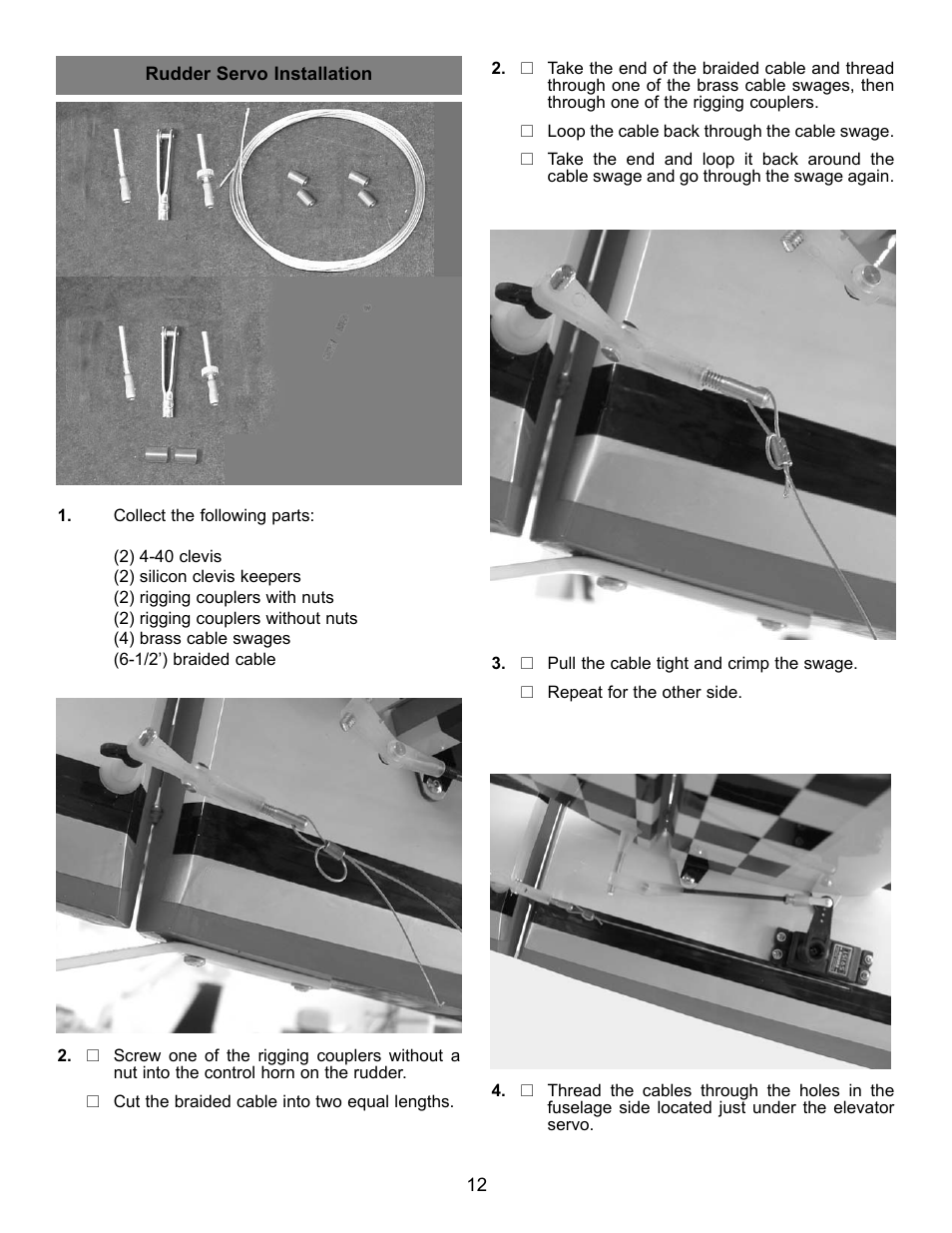 Carl Goldberg GBGA1045 User Manual | Page 12 / 21