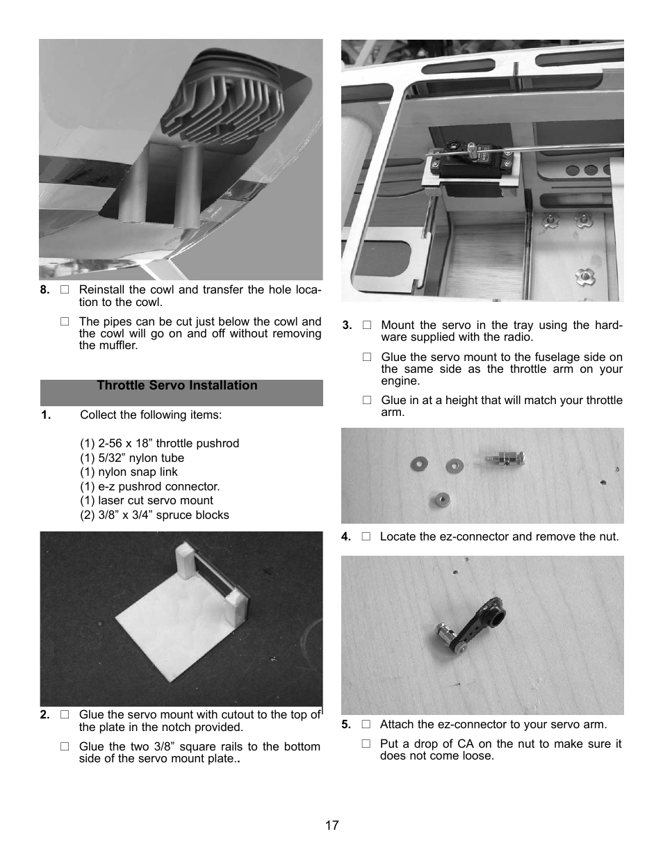 Carl Goldberg GBGA1045 User Manual | Page 17 / 21