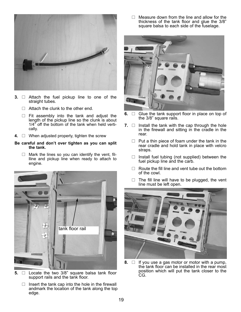 Carl Goldberg GBGA1045 User Manual | Page 19 / 21