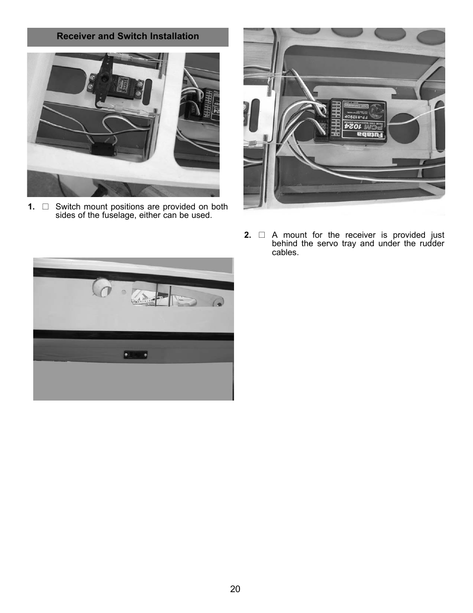 Carl Goldberg GBGA1045 User Manual | Page 20 / 21