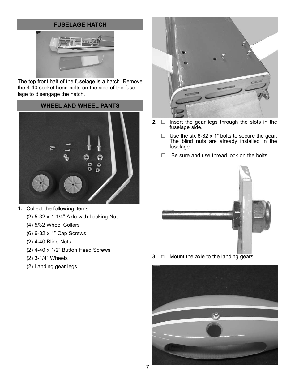 Carl Goldberg GBGA1045 User Manual | Page 7 / 21