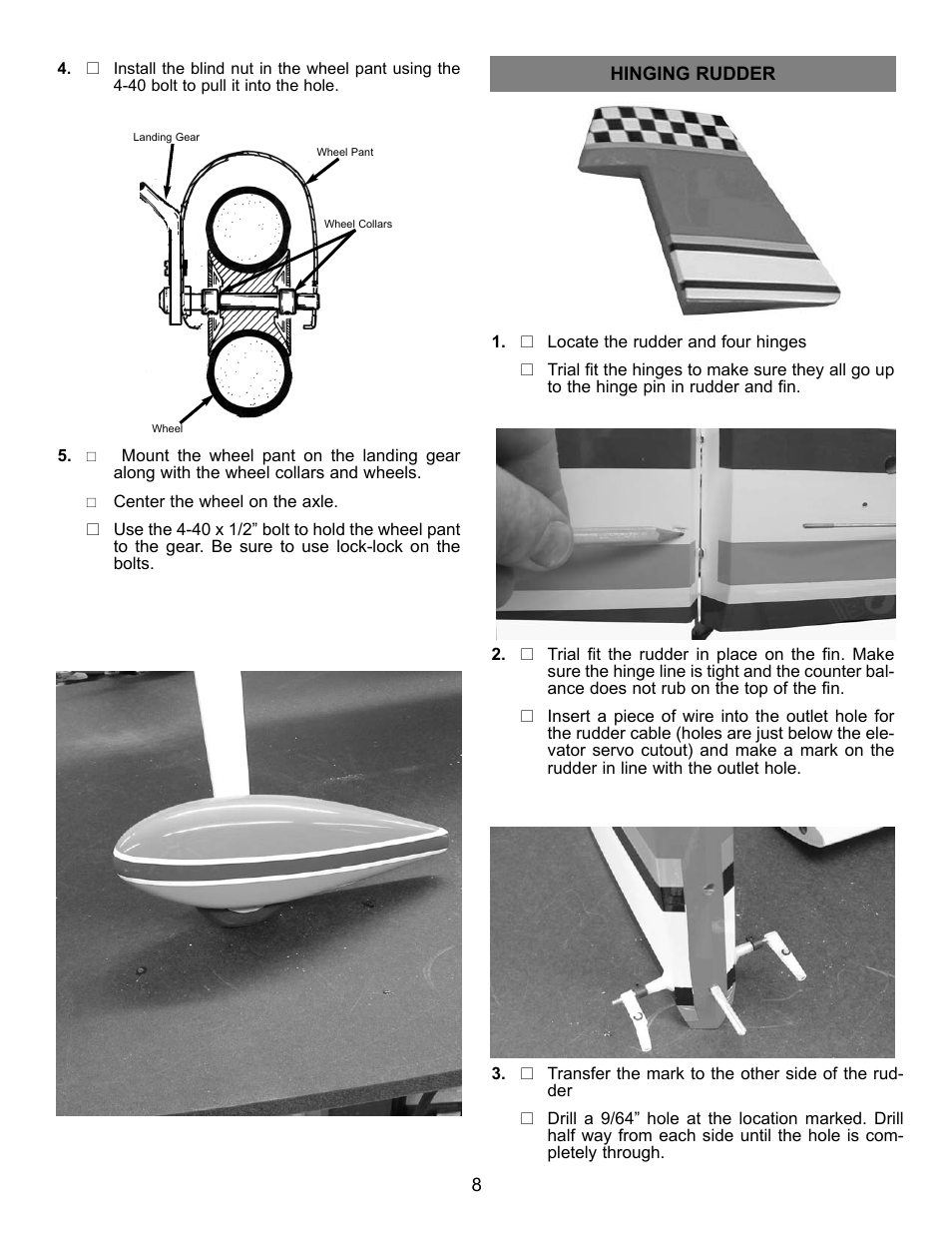 Carl Goldberg GBGA1045 User Manual | Page 8 / 21