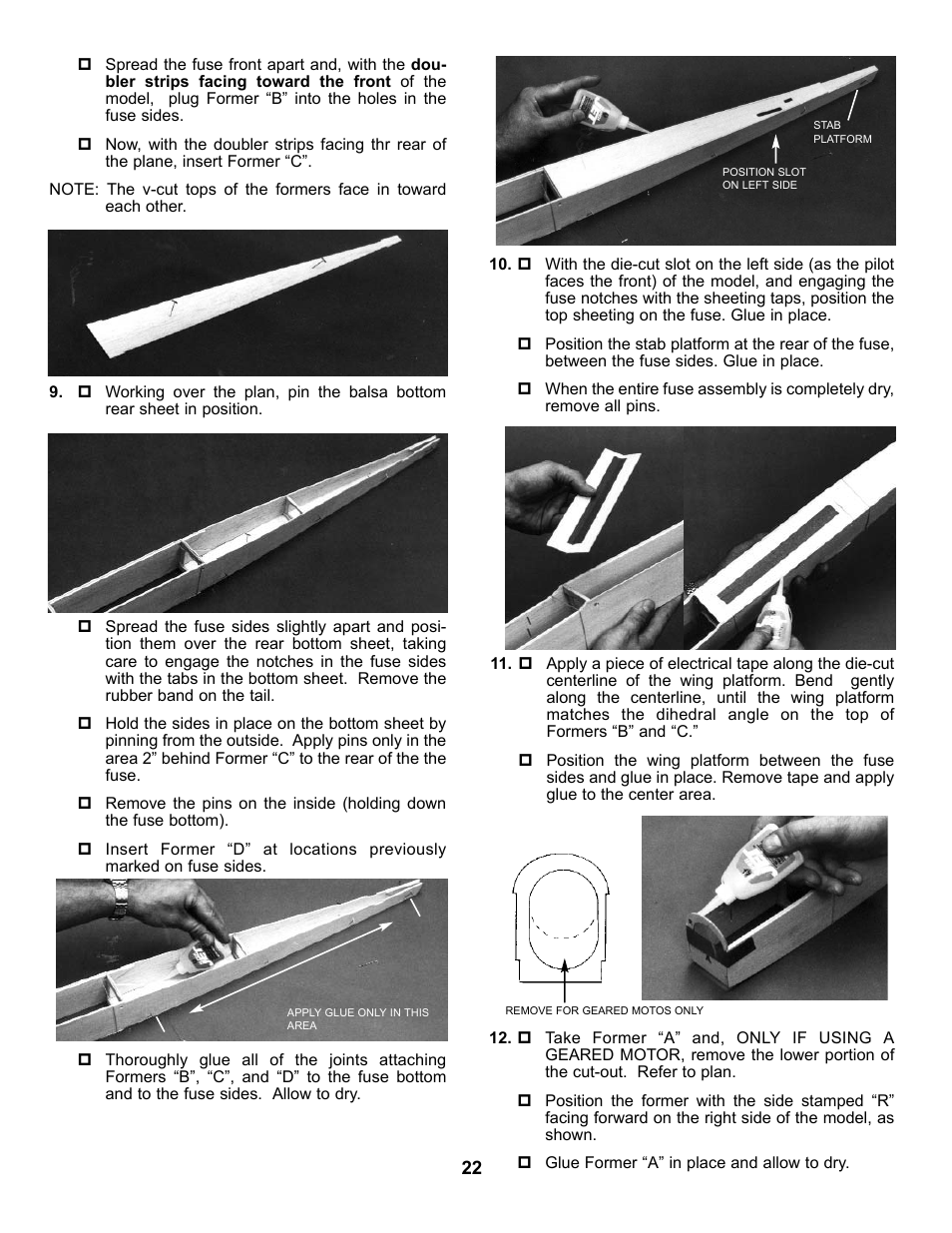 Carl Goldberg GBGA0040 User Manual | Page 22 / 40