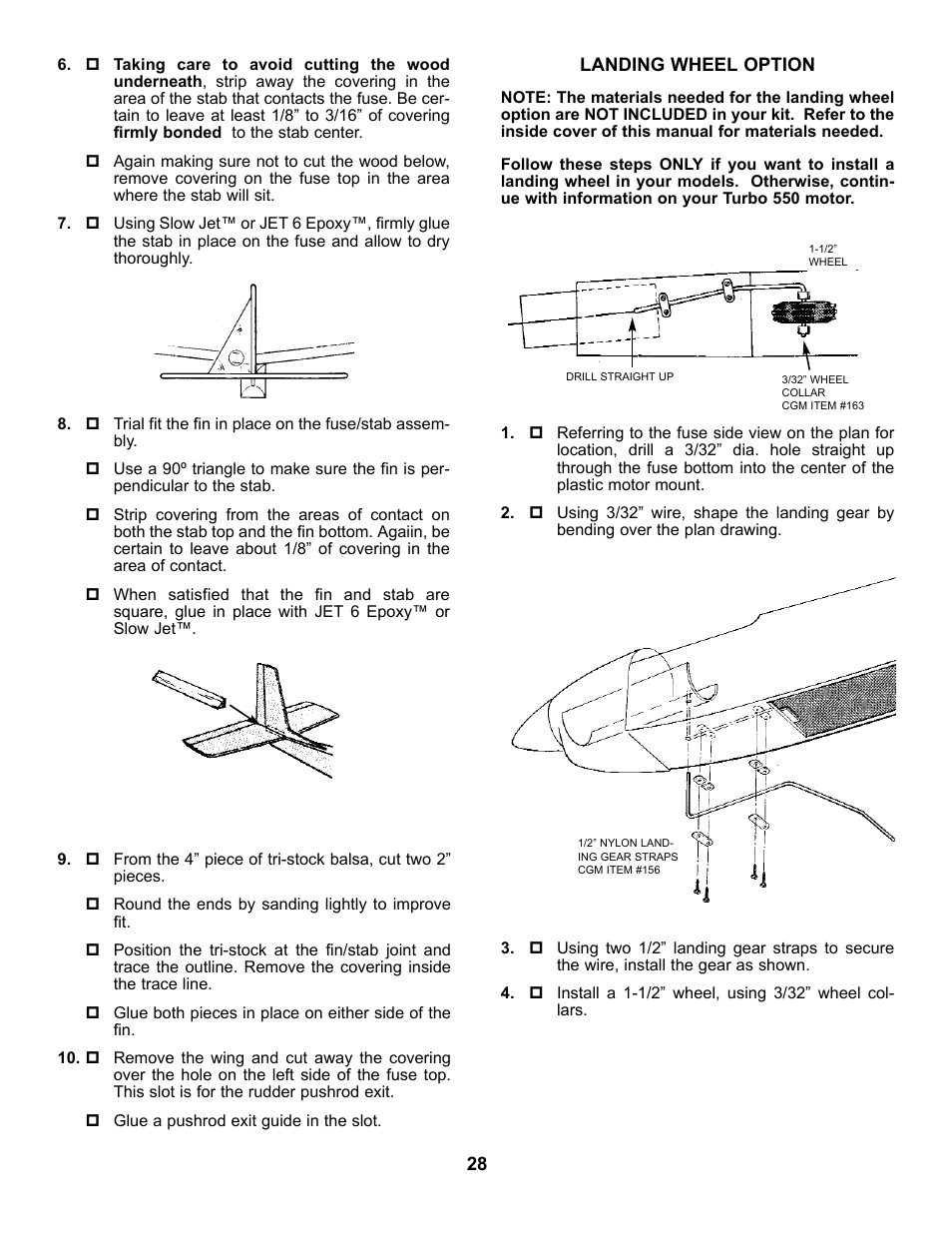 Carl Goldberg GBGA0040 User Manual | Page 28 / 40