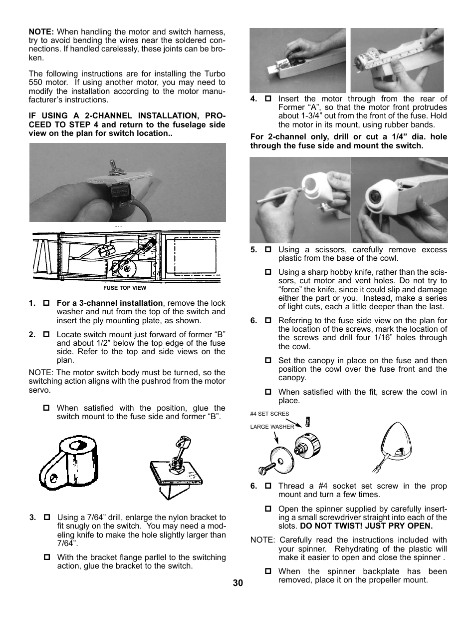 Carl Goldberg GBGA0040 User Manual | Page 30 / 40