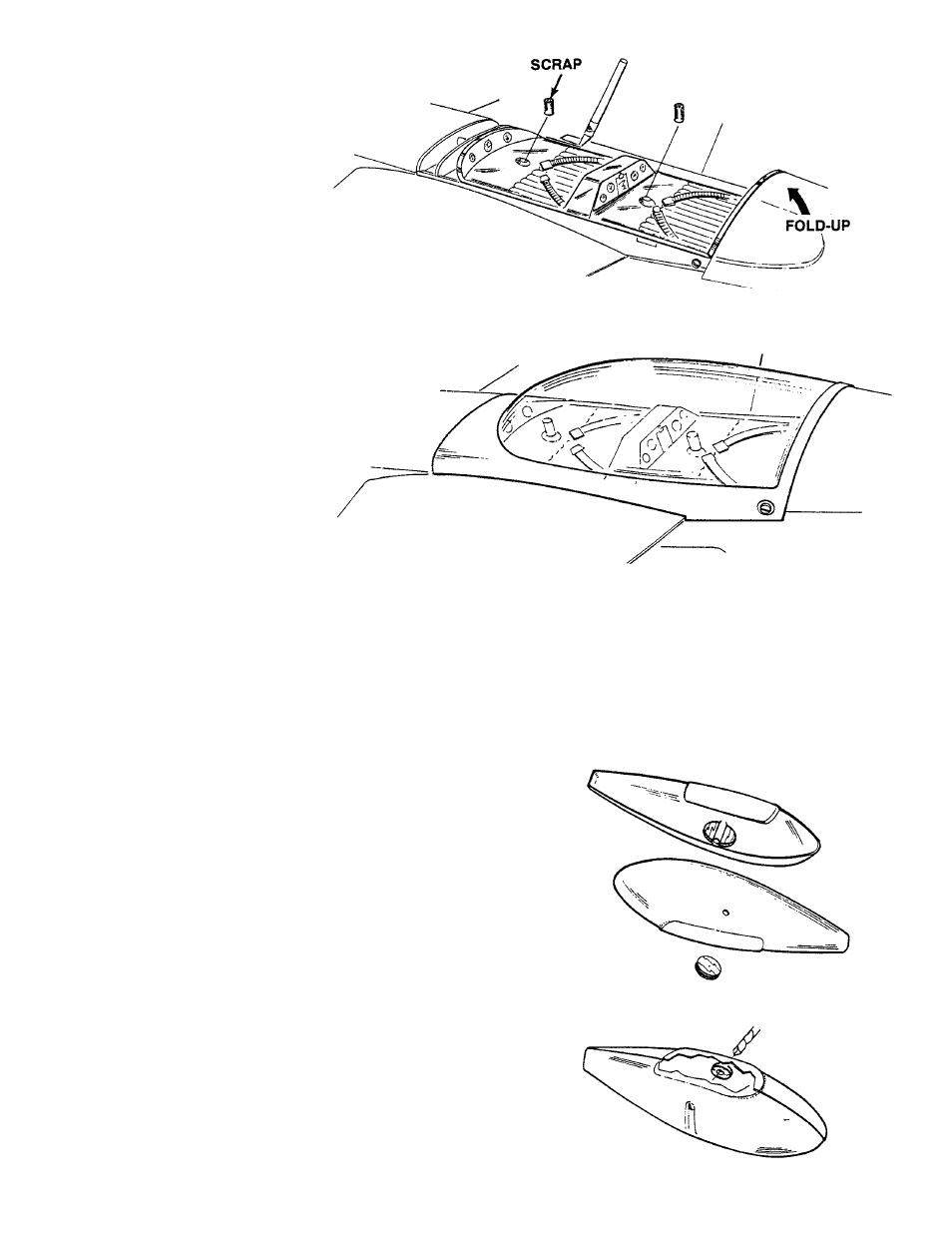 Assembling the wheel pants (6 steps) | Carl Goldberg GBGA0055 User Manual | Page 37 / 44