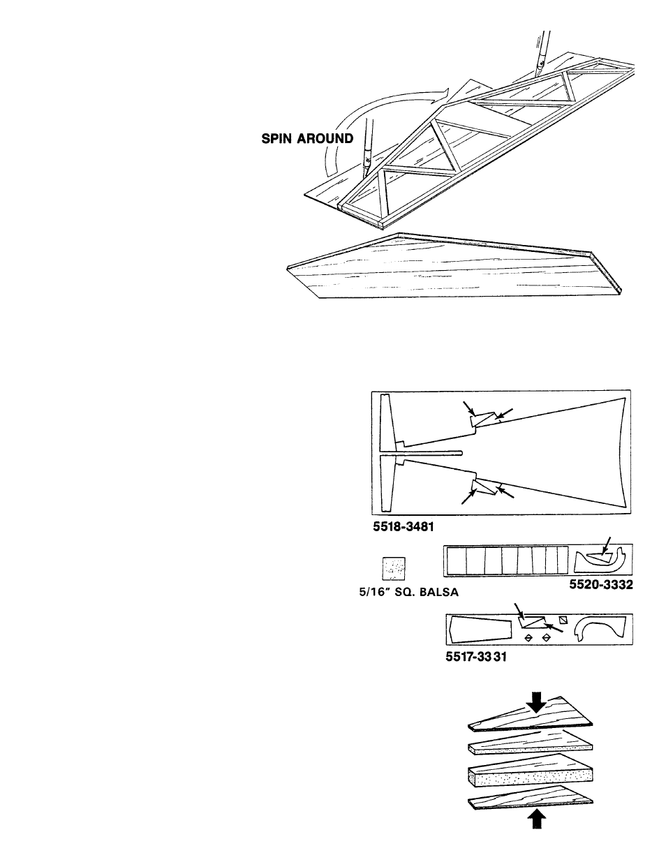 Elevator construction (4 steps) | Carl Goldberg GBGA0055 User Manual | Page 7 / 44