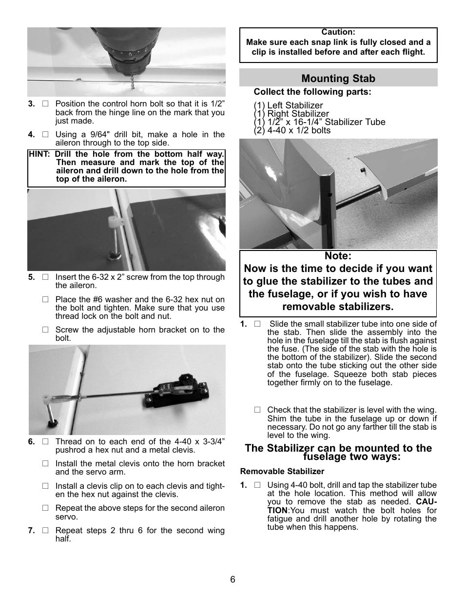 Carl Goldberg GBGA1041 User Manual | Page 6 / 20