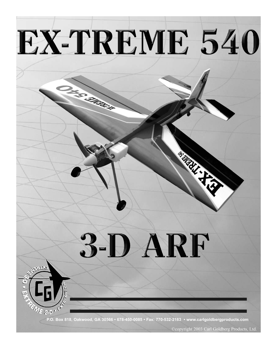 Carl Goldberg GBGA1078 User Manual | 23 pages