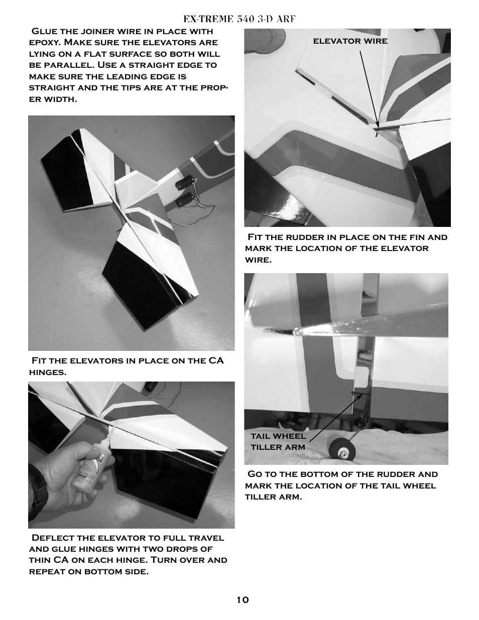 Carl Goldberg GBGA1078 User Manual | Page 10 / 23